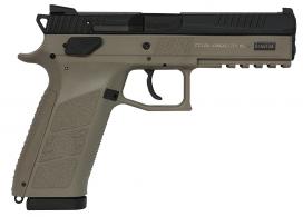 CZ-USA P09 POLY 9mm Flat Dark Earth 19RD Night Sights - 91630 CZ-USA P09 POLY 9mm Flat Dark Earth 19RD Night Sights - 91630