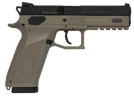 CZ-USA P09 POLY 9mm Flat Dark Earth 19RD Night Sights - 91630