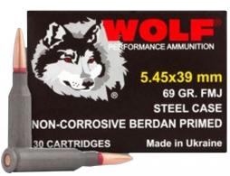 Wolf Performance Rifle Bulk Pack 5.45mmX39mm FMJ 69 - WPA54539