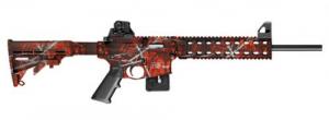 Smith & Wesson M&P15-22 Ban St Comp SA .22 LR  16.5" 10+1 Fxd Stk Harvest Moon Orng/Blk - 10044