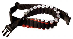 Bulldog Adjustable 24 Shell Ammo Belt Nylon Black - WABS