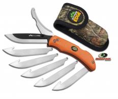 Outdoor Edge Razor Pro Knife Orange 6 Blades Clamshell