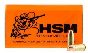 HSM 9mm Full Metal Jacket Round Nose 115 GR 50Box/20Ca - 9MM2R HSM 9mm Full Metal Jacket Round Nose 115 GR 50Box/20Ca - 9MM2R