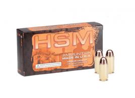 HSM 10mm Full Metal Jacket 200 GR 50 Rounds Per Box, 20 Boxe - 10MM8N HSM 10mm Full Metal Jacket 200 GR 50 Rounds Per Box, 20 Boxe - 10MM8N