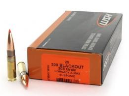 HSM .300 Black  (7.62X35mm) AMAX 208 GR 20Box/1 - 300BLK1N