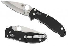 Spyderco C101 Folder 3.4" CPM-S30V Flat Ground Plain - C101GP2