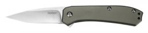 Kershaw 3870 Amplitude 2.50" Folding Drop Point Plain Satin 8Cr13MoV SS Blade Gray TiCN Stainless Steel Handle Includes Pocket C - 280 Kershaw 3870 Amplitude 2.50" Folding Drop Point Plain Satin 8Cr13MoV SS Blade Gray TiCN Stainless Steel Handle Includes Pocket C - 280