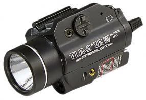 Streamlight 69165 TLR-2 IRW Gun Light Black Anodized 300 Lumens White LED Light/Infrared Laser - 78