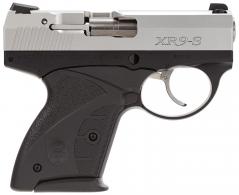 Boberg 1XR9SSTD2 XR9-S Shorty Two-Tone DAO 9mm 3.35" 7+1 Blk Grip/SS Slide TNS - 1XR9SSTD2