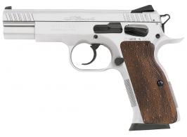 EUROPEAN AMERICAN ARMORY Witness Elite Stock 1 DA/SA 9mm 4.5" 17+1 Wood Grip Chrome Finish - 600620