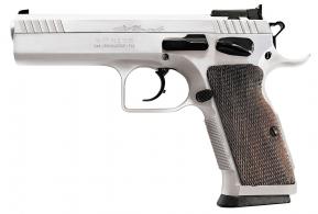 EUROPEAN AMERICAN ARMORY Witness Elite Stock 2 DA/SA 9mm 4.5" 17+1 Adjustable Sights Wood Grip Chrome - 600605 EUROPEAN AMERICAN ARMORY Witness Elite Stock 2 DA/SA 9mm 4.5" 17+1 Adjustable Sights Wood Grip Chrome - 600605