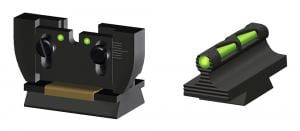 Hi-Viz LiteWave Night Ruger 10/22 Red/Green/White Fiber Optic Rifle Sight Set - RG1022 Hi-Viz LiteWave Night Ruger 10/22 Red/Green/White Fiber Optic Rifle Sight Set - RG1022