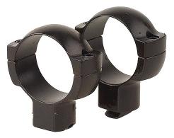 Redfield Rotary Dovetail Rings w/Matte Black Finish