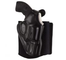 Galco AG600B Ankle Glove Size Fits Ankles up to 13" Black Leather Hook & Loop Compatible w/Sig P365/P365 SAS/Glock 42 Right Hand - 158