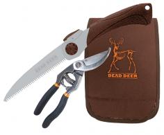 Dead Deer Folding Hand Saw/Cutters Combo 6.5" Saw Blade w/ Pouch - DSCC