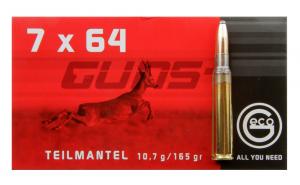 GECO 7x64mm Brenneke Soft Point 165 GR 20 Box/10 Case - 231240020 GECO 7x64mm Brenneke Soft Point 165 GR 20 Box/10 Case - 231240020