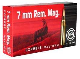 GECO 7mm Remington Magnum GECO Express 155gr 20Box/10Case - 284340020 GECO 7mm Remington Magnum GECO Express 155gr 20Box/10Case - 284340020