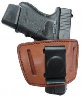 Bulldog Belt Slide Small Automatic Handgun Holster Right Hand Leather Blac Bulldog Belt Slide Small Automatic Handgun Holster Right Hand Leather Blac