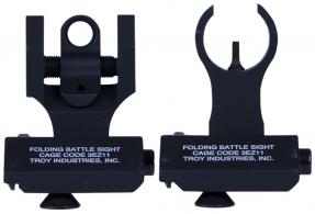 Troy Ind 45 Degree Folding BattleSights HK Front and Round Rear Black - SSIG45SHRBT