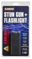 Sabre 3.8 Million Volt Stun Gun/Flashlight Portable 2.35 lbs Black