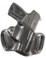 Bulldog Belt Slide Large Automatic Handgun Holster Right Hand Leather Blac