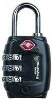 Bulldog TSA Lock with .75 Shackle Comination Black