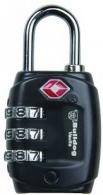 Bulldog TSA Lock with .75" Shackle Comination Black