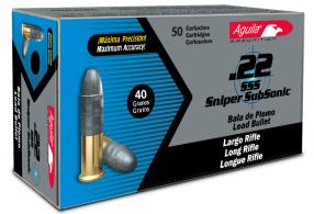 Aguila1B222268.22LR40GRSubSonicHollowPoint5000Cs50Bx/10Cs