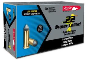 Aguila1B222339.22LR20GRColibriLeadBullet5000Cs