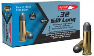 Aguila Target & Range Lead Round Nose 32 S&W Long Ammo 50 Round Box