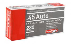 Aguila Target & Range Full Metal Jacket 45 ACP Ammo 230gr 50 Round Box - 1E452110 Aguila Target & Range Full Metal Jacket 45 ACP Ammo 230gr 50 Round Box - 1E452110