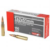 Aguila Target & Range Full Metal Jacket Boat Tail 7.62x51 Ammo 20 Round Box - 1E762110 Aguila Target & Range Full Metal Jacket Boat Tail 7.62x51 Ammo 20 Round Box - 1E762110
