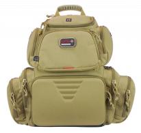 GPS Bags 1711BPT Handgunner Backpack Tan 1000D Nylon Holds 4 Handguns - 663