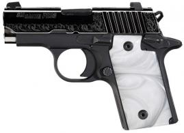 Sig Sauer P238 Single 380 Automatic Colt Pistol (ACP) 2.7" 6+1 NS Whi