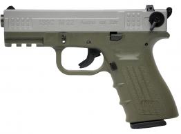 ISSC M22 SAO .22 LR 4" 10+1 OD Poly Grip/Frame Brushed Chrome Slide - 111017 ISSC M22 SAO .22 LR 4" 10+1 OD Poly Grip/Frame Brushed Chrome Slide - 111017