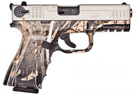 ISSC M22 SAO .22 LR  4" 10+1 Outshine Poly Grip/Frame Chrome Slide - 111029
