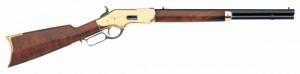 Taylors & Company 1866 45 Colt (LC) Caliber with 10+1 Capacity, 20" Blued Octagon Barrel, Brass Metal Finish & Walnut Stock - 201D Taylors & Company 1866 45 Colt (LC) Caliber with 10+1 Capacity, 20" Blued Octagon Barrel, Brass Metal Finish & Walnut Stock - 201D