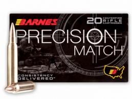 Main product image for Barnes Bullets Precision Match 300 Win Mag 220 GR OTM 20 Bx/ 10 Cs