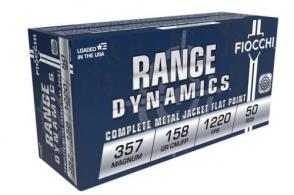 Fiocchi Shooting Dynamics .357 MAG 158 GR Copper Metal Jacket Flat Point 50rd box - 357GCMJ Fiocchi Shooting Dynamics .357 MAG 158 GR Copper Metal Jacket Flat Point 50rd box - 357GCMJ