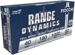 Fiocchi Shooting Dynamics 40 Smith & Wesson 180 GR Copper Metal Jacket - 40SWDCMJ Fiocchi Shooting Dynamics 40 Smith & Wesson 180 GR Copper Metal Jacket - 40SWDCMJ