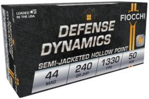 Fiocchi Defense Dynamics 44 Remington Magnum 240 GR Semi Jacketed Hollow Point - 44D500 Fiocchi Defense Dynamics 44 Remington Magnum 240 GR Semi Jacketed Hollow Point - 44D500