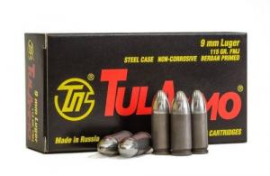 TULA 9MM BLK 115FMJ 50/20 - TA919153