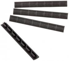 Ergo 4330BK WedgeLok Slot Cover Black Rubber, 7 Slot Low Profile w/Aggressive Texture 4 Per Pack - 602