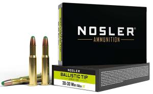 Nosler Trophy 30-30 Winchester 150gr Round Nose Ballistic Ammo 20ct Box - 40065 Nosler Trophy 30-30 Winchester 150gr Round Nose Ballistic Ammo 20ct Box - 40065
