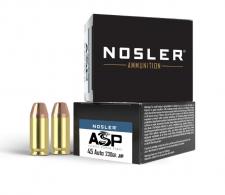 Nosler Match Grade Jacketed Hollow Point 45 ACP Ammo 230 gr 20 Round Box - 51277 Nosler Match Grade Jacketed Hollow Point 45 ACP Ammo 230 gr 20 Round Box - 51277