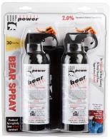 UDAP Bear Spray 7.9oz/225g Up to 35 Feet 2-Pack Black - BS2 UDAP Bear Spray 7.9oz/225g Up to 35 Feet 2-Pack Black - BS2