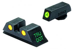 Meprolight Tru-Dot For Glock 9/40 Green/Yellow Composite Green Tritium w/Whi - 10224Y Meprolight Tru-Dot For Glock 9/40 Green/Yellow Composite Green Tritium w/Whi - 10224Y