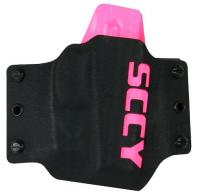 SCCY Industries CPX Vertical Logo SCCY CPX Pistols Kydex Black w/Pink Lo - SC1011 SCCY Industries CPX Vertical Logo SCCY CPX Pistols Kydex Black w/Pink Lo - SC1011