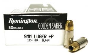 Remington Ammunition Golden Saber 9mm 124 GR Jacketed Hollow Poi - GSN9MMCB Remington Ammunition Golden Saber 9mm 124 GR Jacketed Hollow Poi - GSN9MMCB