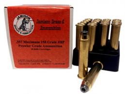 Jamison Prowler Grade 357 Remington Max 158 GR Jacketed Hollow Poi - 357MAX158PRL